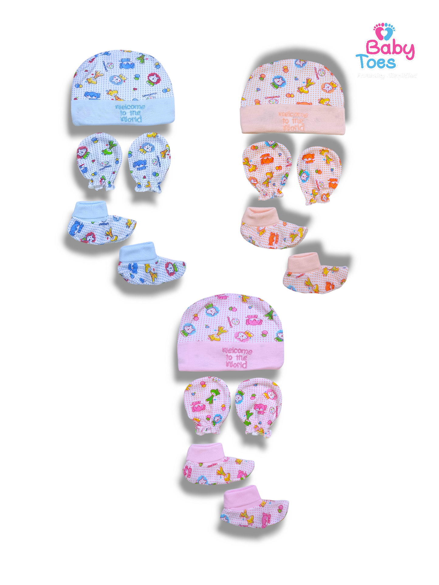 34 Items Hospital Bag /Maternitykit Mulmul Cotton (Multicolored)