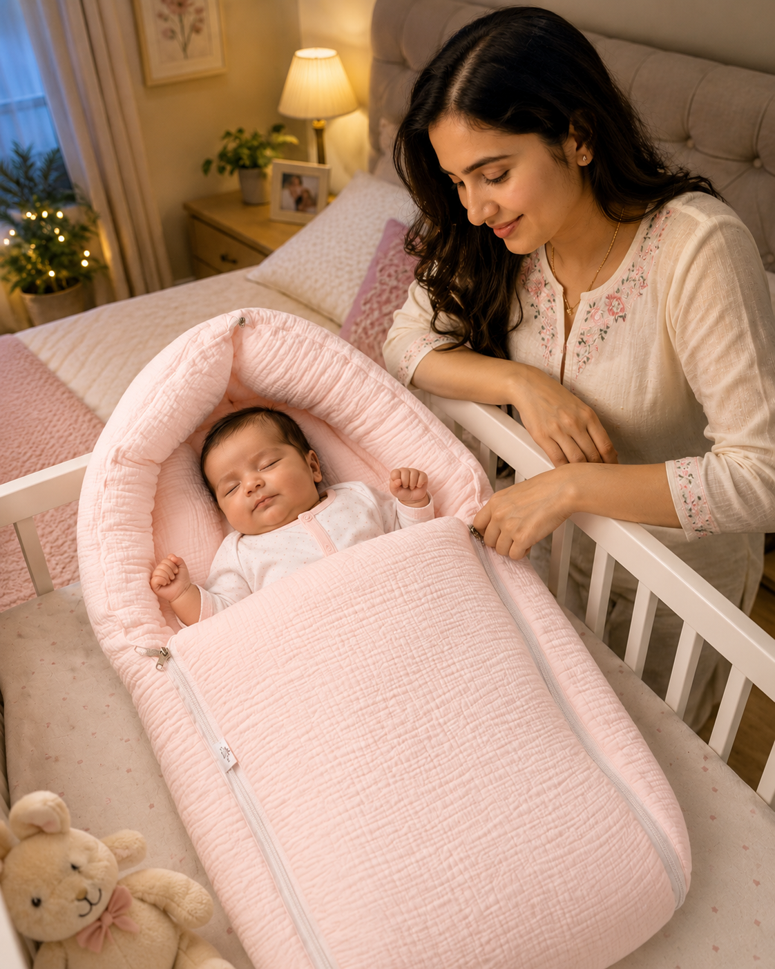 Ultra Premium Crinkled Muslin Sleeping Bag