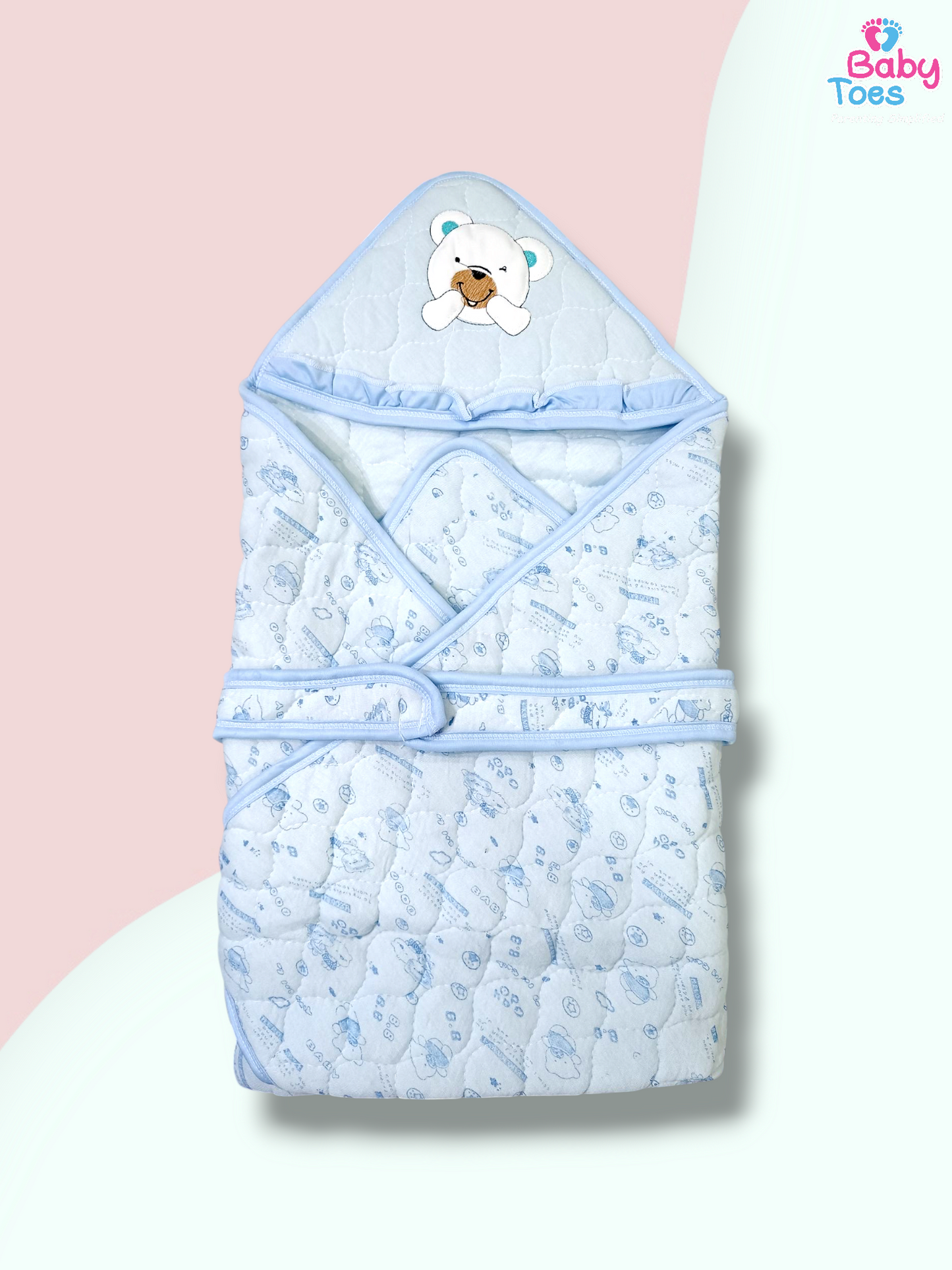 Baby Wrapper for 0 to 12 Months 3 Layer With Wrap Belt