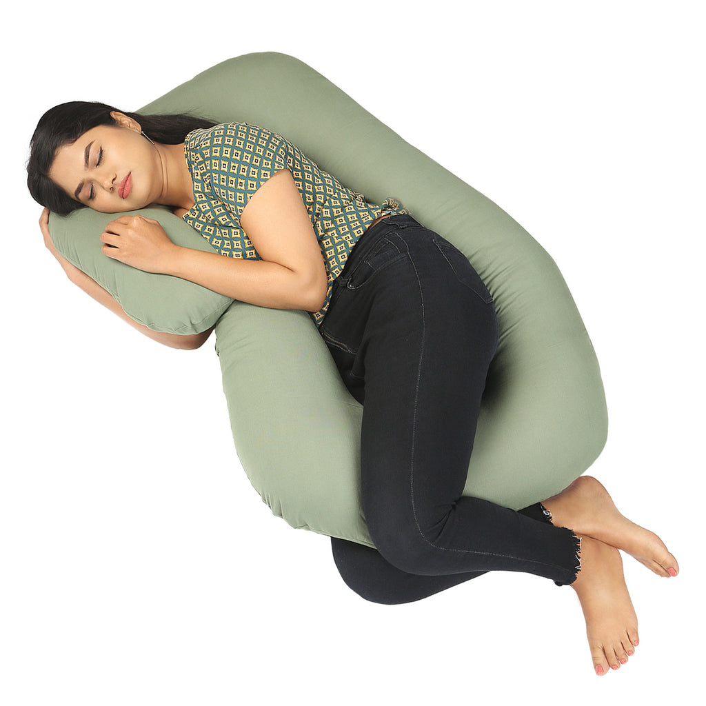 Pregnancy Pillow C Shape / Cotton Washable Cover / Multipurpose