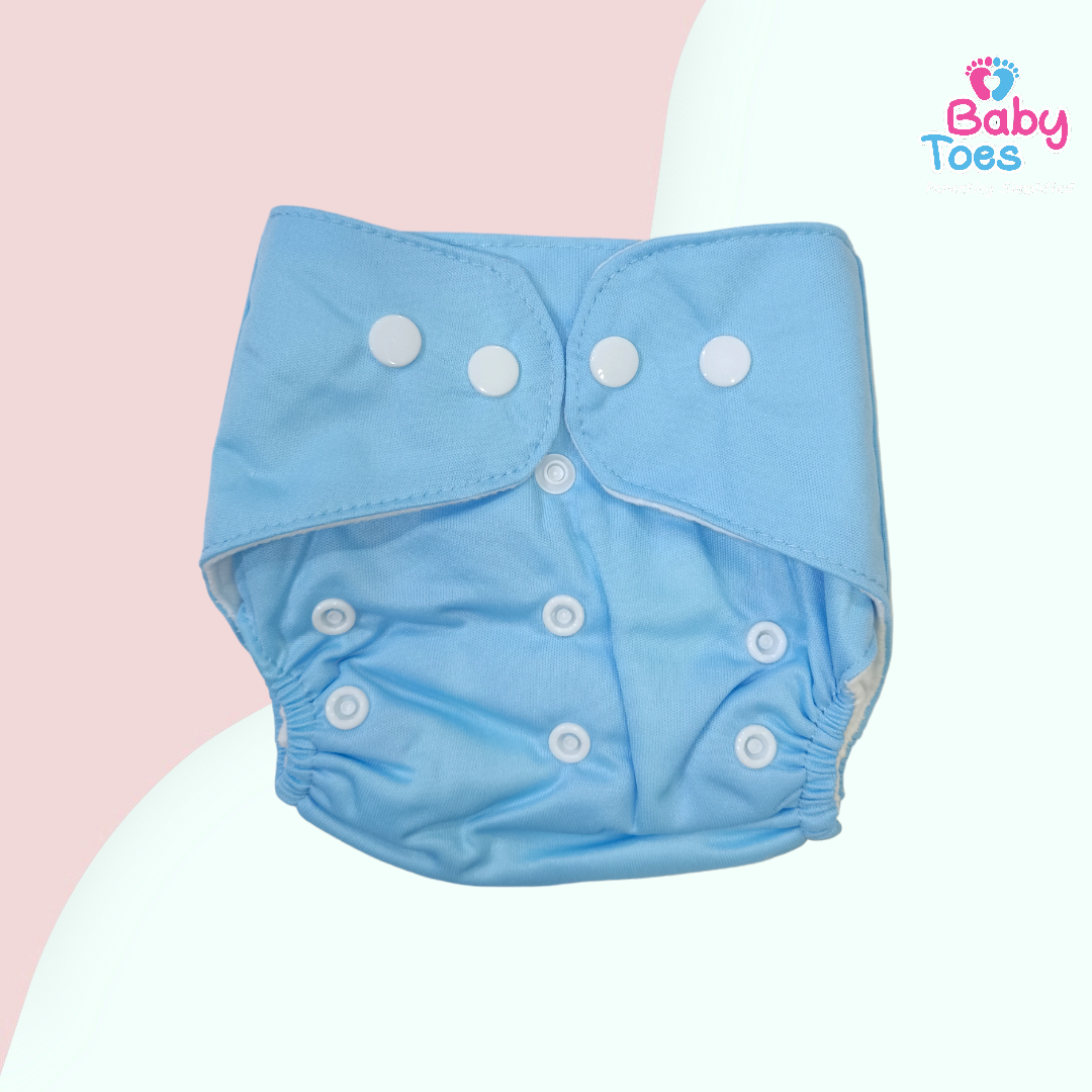 Baby Cloth Diaper Soft Cotton  Adjustable upto 0 to 24 Months with 1 Instert/Pad