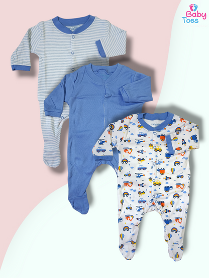 Rompers/ Jumpsuit 0 to 3 month Set of 3 Rompers