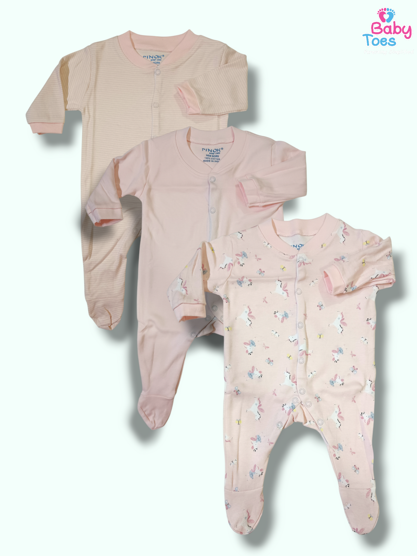 Rompers/ Jumpsuit 0 to 3 month Set of 3 Rompers