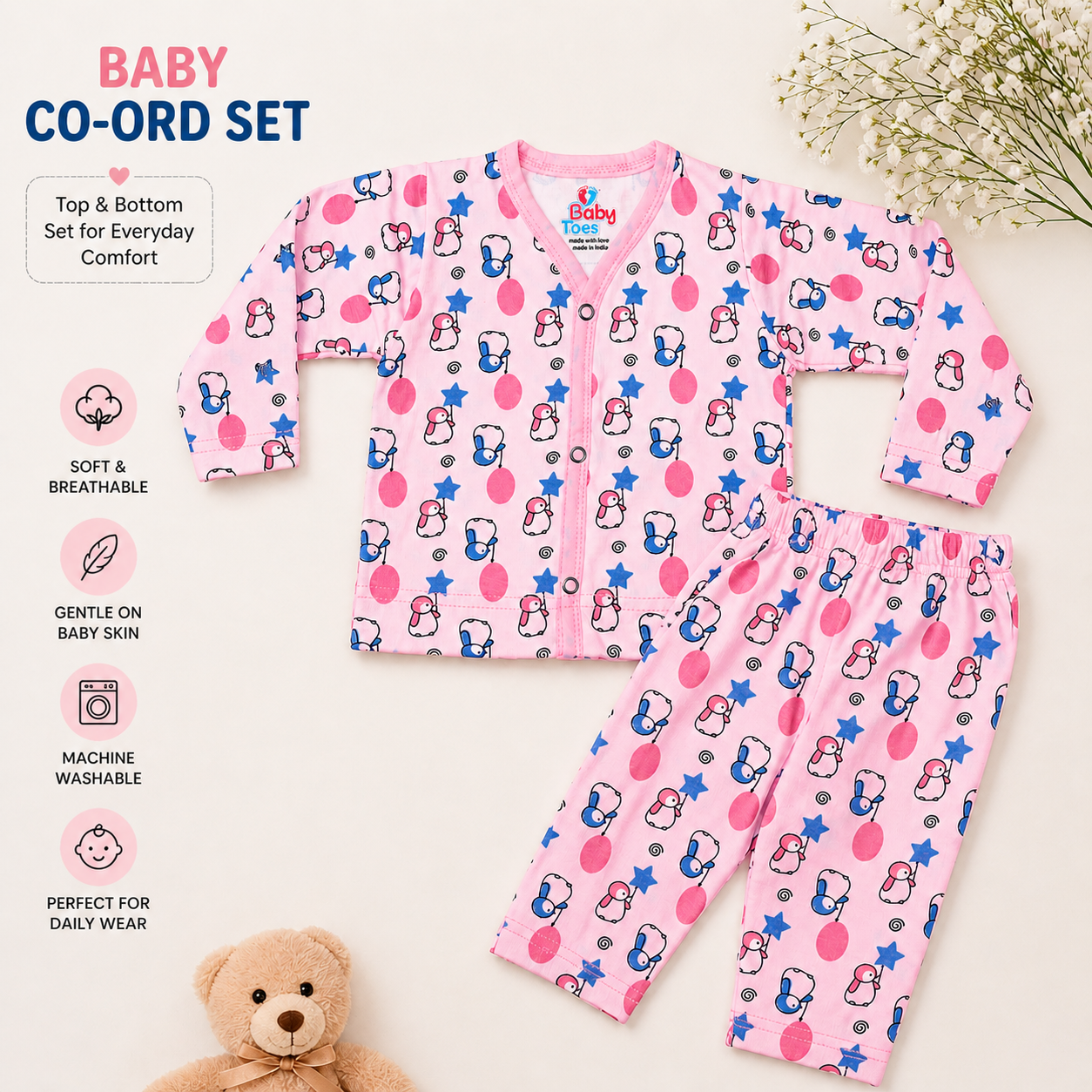 Co Ord Set 0 to 3 Months