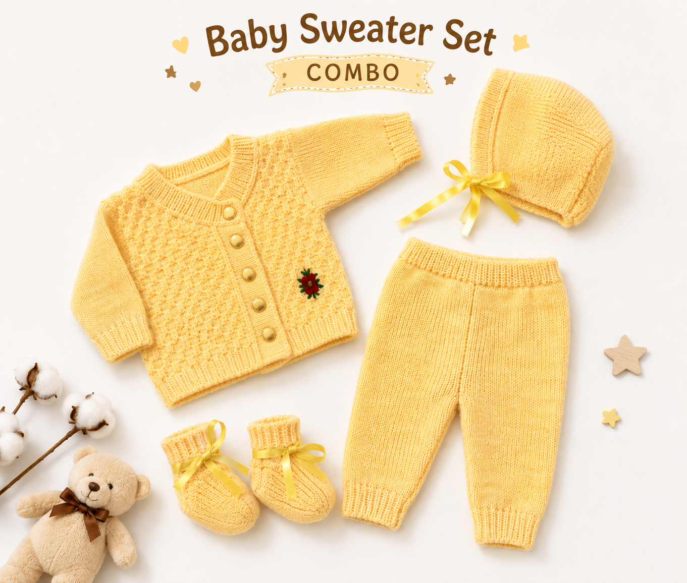 48 Items Winter Hospital Bag + Free Swaddle