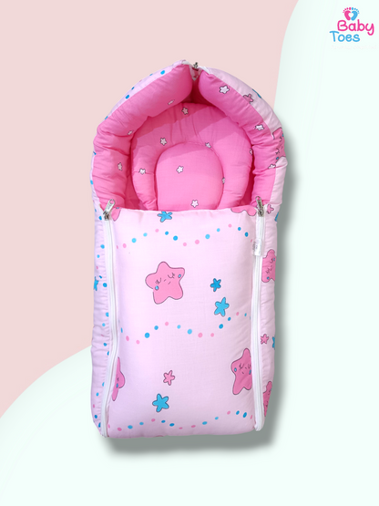 Sleeping Bag with Head Support Pillow