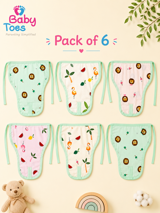 Muslin Cotton Double Layer Nappies