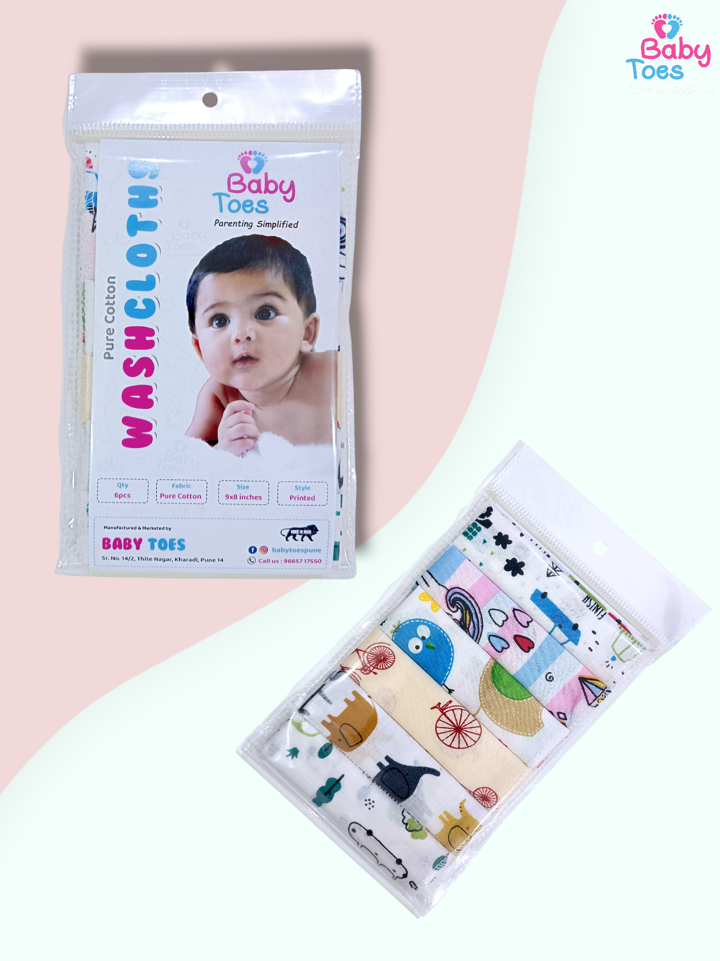 Washcloth 6 pc
