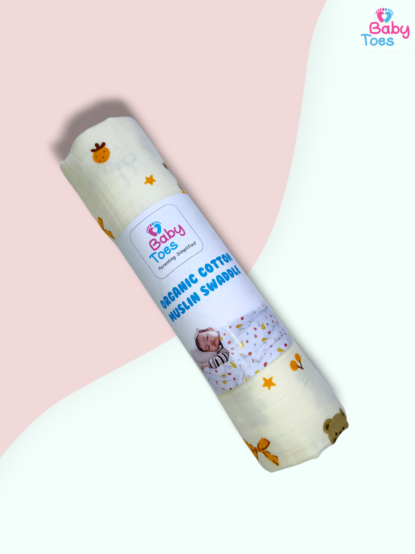 Muslin Swaddle Premium Quality 110x110 CM.