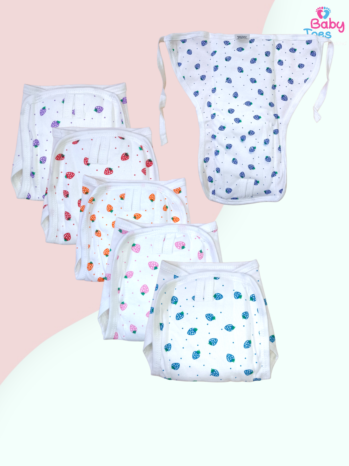 Padded Nappies set of 6