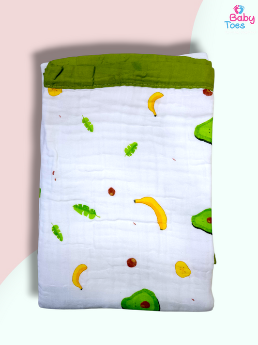 6 Layers Organic crinkle Muslin Blanket