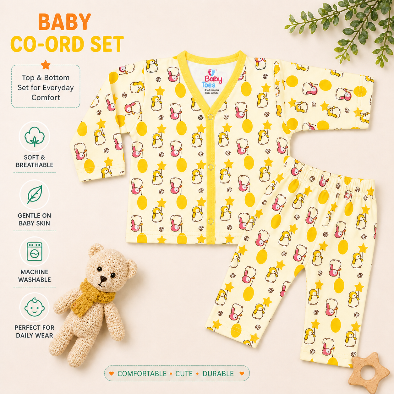 Co Ord Set 0 to 3 Months