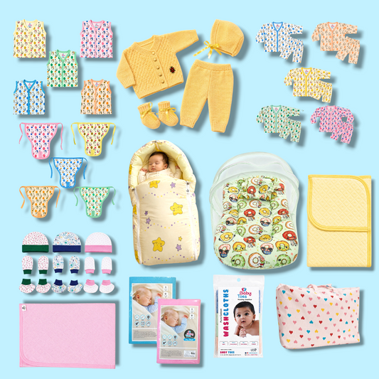 48 Items Winter Hospital Bag + Free Swaddle