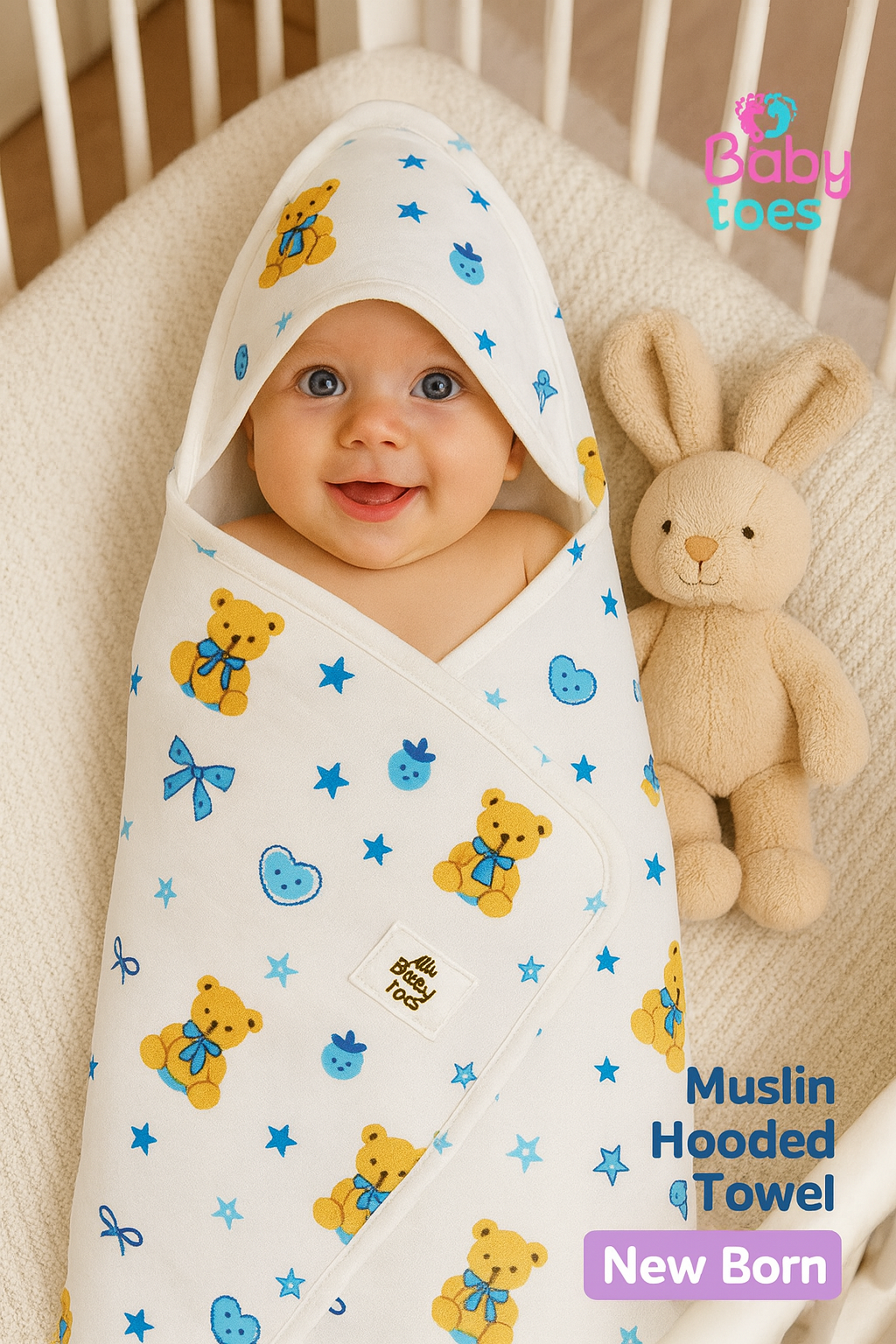 40 Pc Organic Muslin cotton Premium Hospital Bag