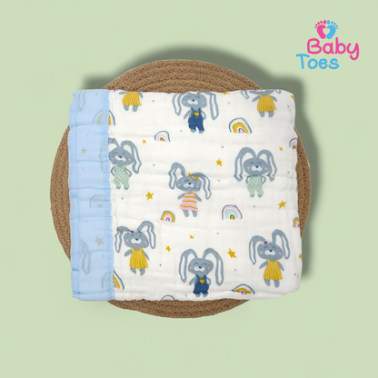 6 Layers Organic crinkle Muslin Blanket