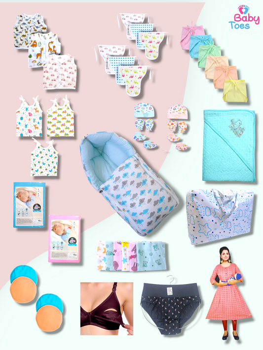 42 Items Mother & Baby Hospital Bag