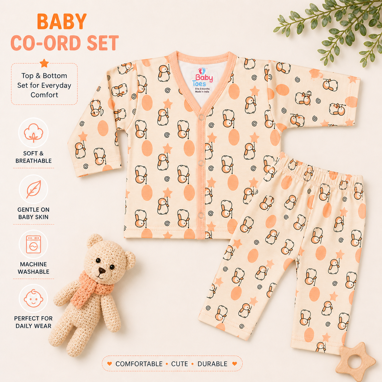 Co Ord Set 0 to 3 Months