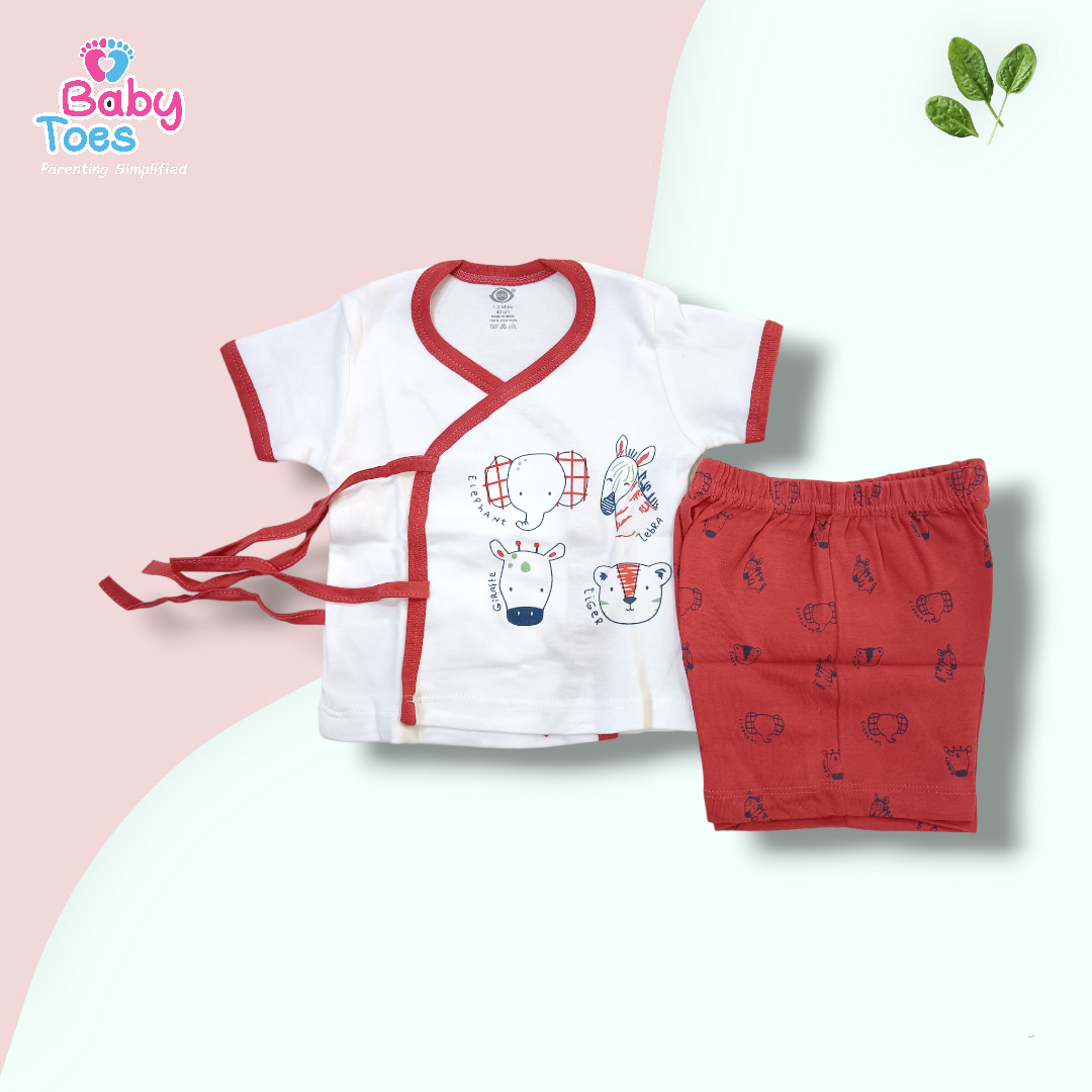 Newborn Jhablas Set with Short 0 to 2 Months